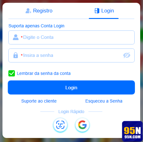 95n.com Cadastro Vantagens